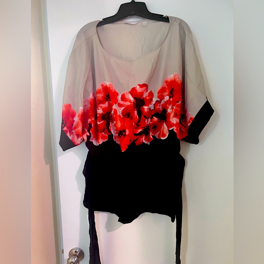 NY&Co Long Floral Blouse